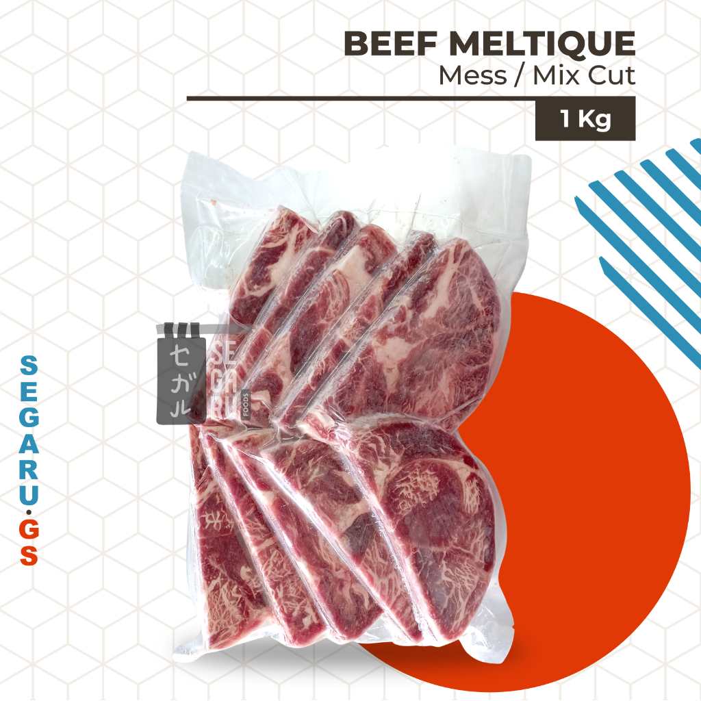 

Meltique Beef Steak Mix Cut | Daging Sapi Meltique Potongan