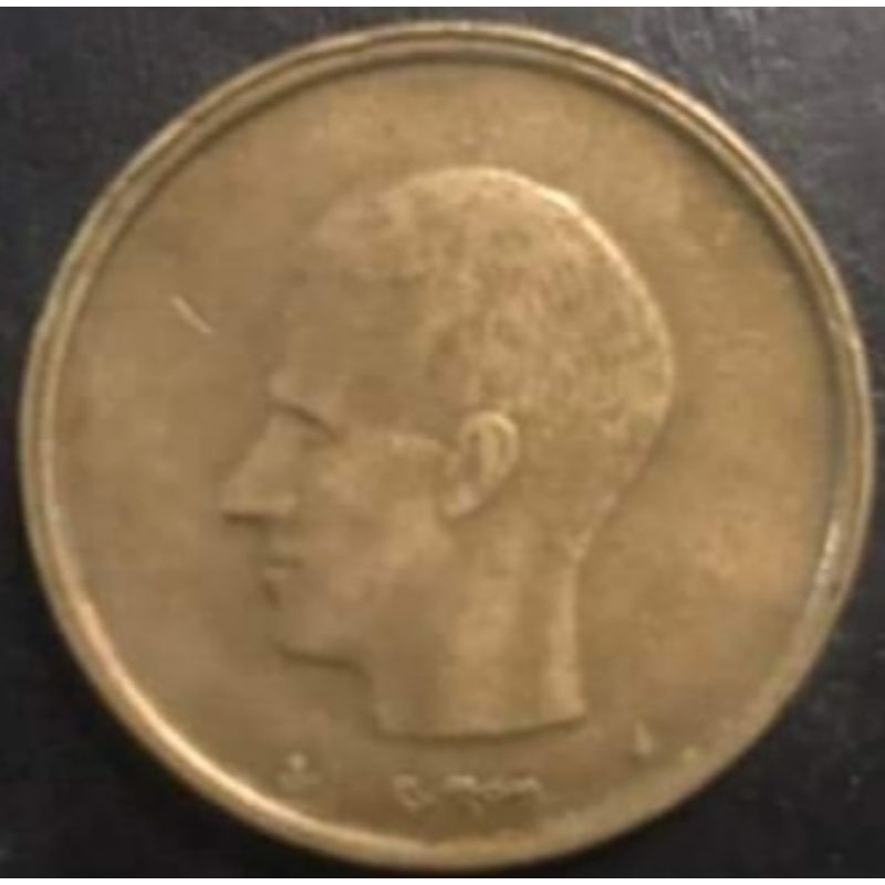 koin kuno asing 20 francs belgium