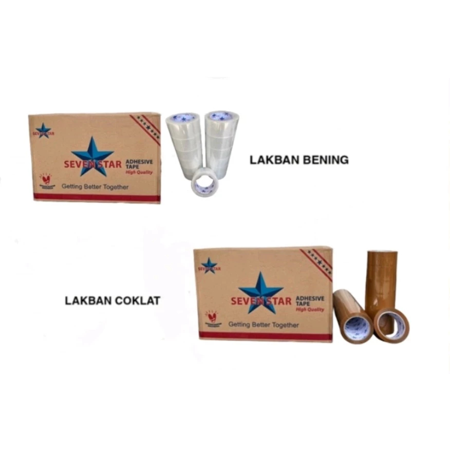 

LAKBAN SEVEN STAR TAPE 45 MM X 90 YARD