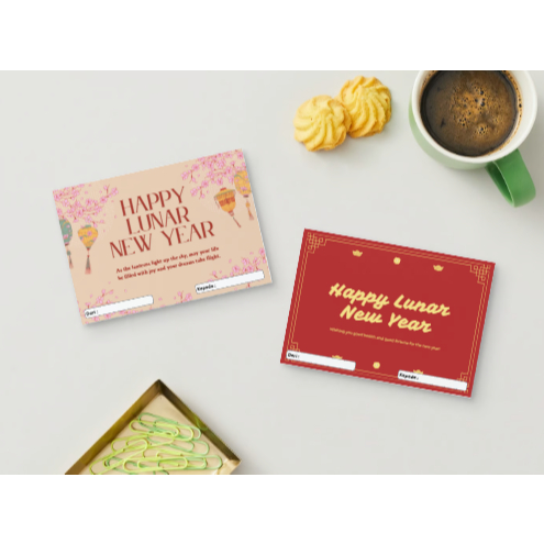 

KARTU UCAPAN HAPPY LUNAR NEW YEAR IMLEK CHINESE NEW YEAR CARD