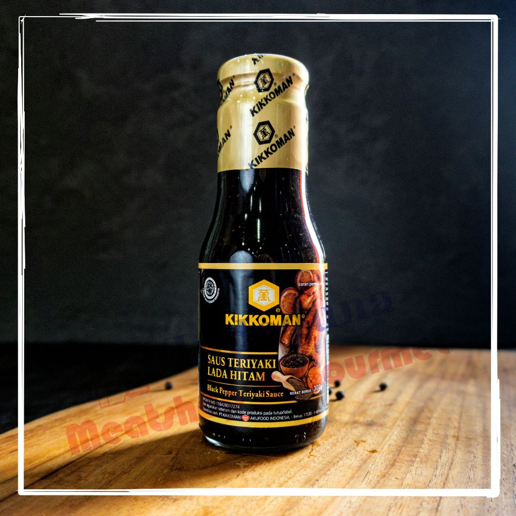 

Kikkoman Saus Teriyaki Lada Hitam Teriyaki Sauce Blackpepper 300gr