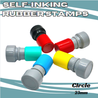 

Set Lingkaran 23MM Bahan Habis Pakai Stempel Fotosensitif (Casing dan Pad) Photosensitive Stamp Consumables