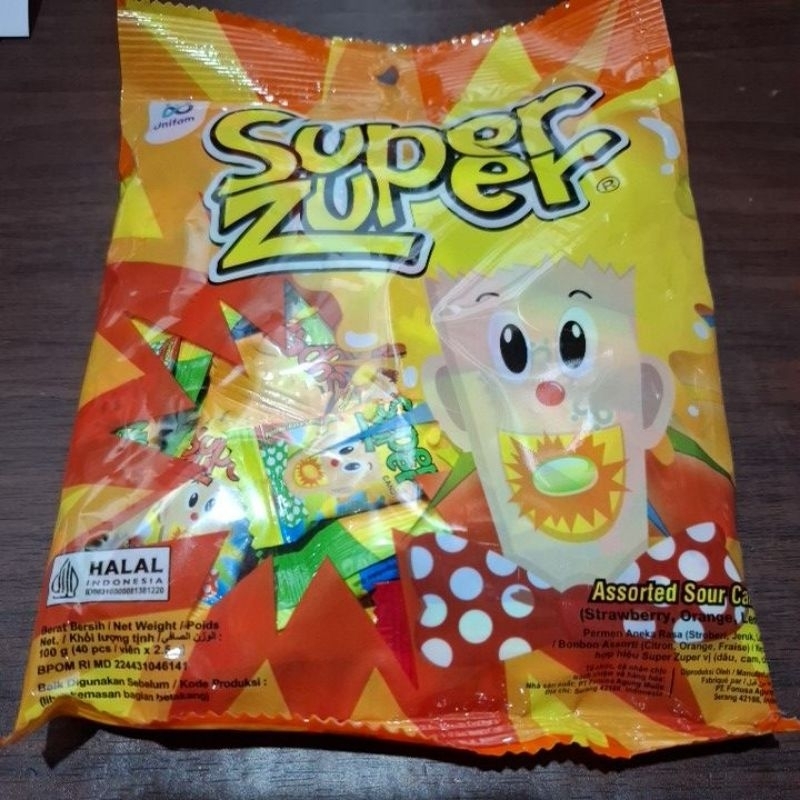 

PERMEN SUPER ZUPER 100GR ISI 40 PCS