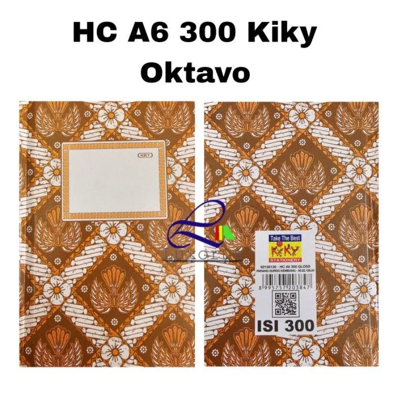 

Buku Tulis Oktavo A6 Kiky 300 Lembar
