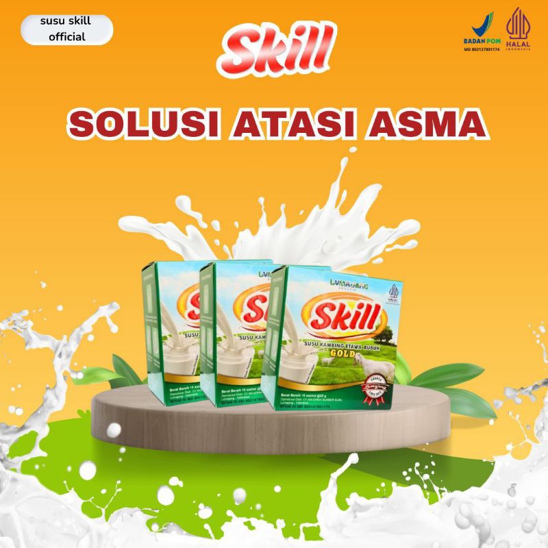 

Skill Paket Bugar Susu Skill - Susu Kambing Etawa Premium BPOM Solusi Atasi Asma