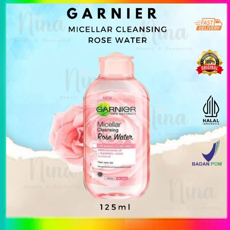 GARNIER MICELLAR WATER ROSE 125ml