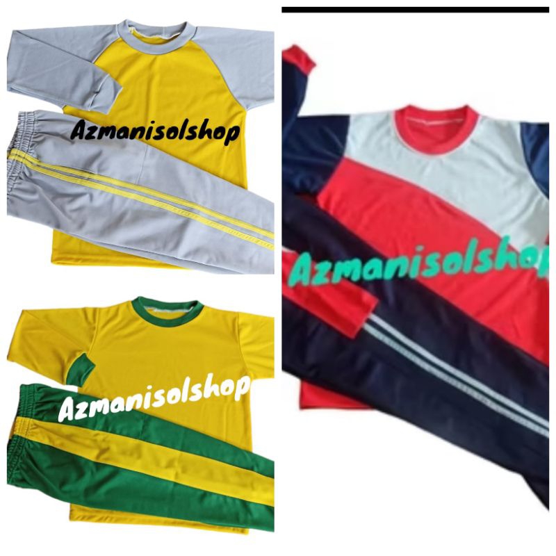 STELAN OLAHRAGA ANAK SD LENGAN PANJANG SERAGAM OLAHRAGA SD BAJU OLAHRAGA SD KAOS OLAHRAGA HARGA TERJ
