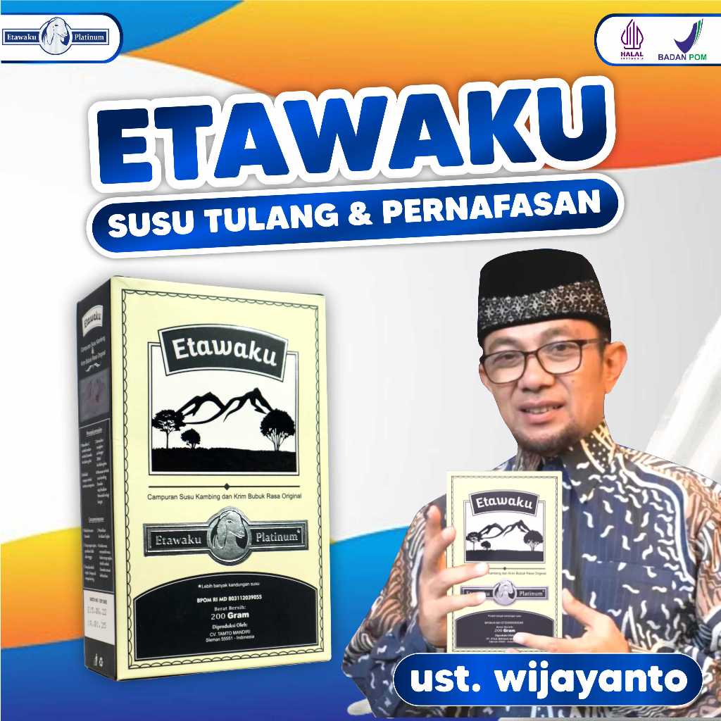 

Etawaku Platinum - Bebas Sesak Nafas dan Menjaga Kesehatan Tulang Paket 1 Box