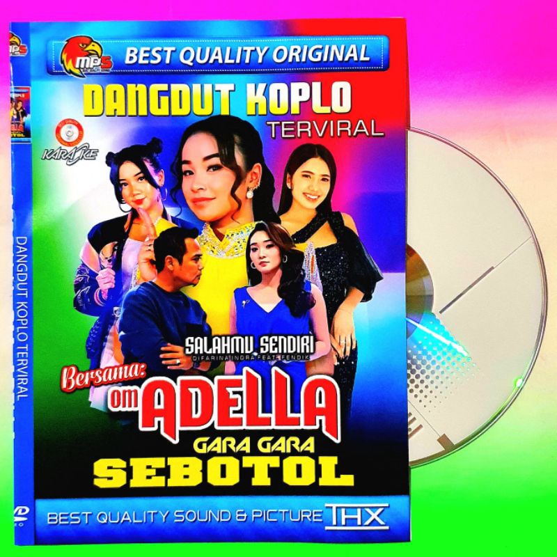 Kaset Video Karaoke Lagu Dangdut Koplo Om adella Terhits