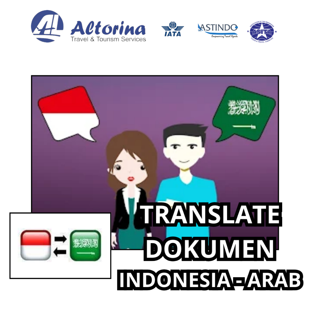 TRANSLATE DOKUMEN INDONESIA - ARAB - INDONESIA