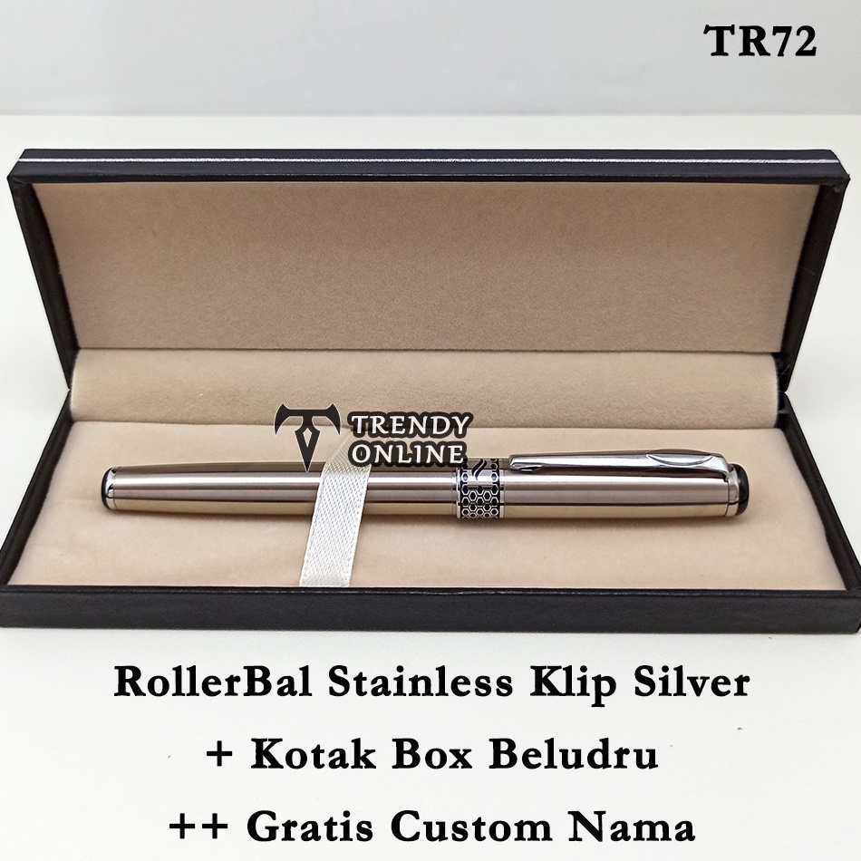 

ART X1Y8 Pulpen Exclusif Roller Ball TR72 dengan Box Exclusif FREE Cetak Nama Ball Point Promosi Custom Grafir