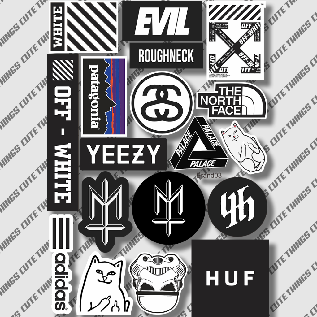 

sticker hypebeast aesthetic patagonia stussy maternal || stiker helm casual case hp tumblr laptop