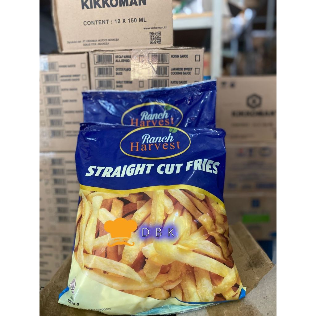 

RANCH HARVEST Kentang Goreng French Fries Straight 9.5mm Cut 1Kg
