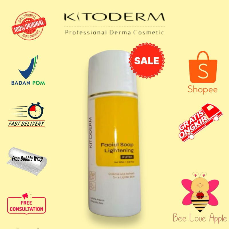 Kitoderm Facial Soap Lightening Putih