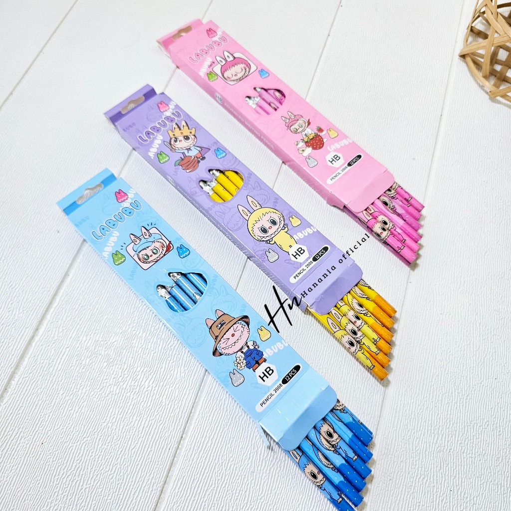 

PENSIL HB KARAKTER LUCU LABU LABUBU / PENSIL LUCU LABUBU / PENSIL MURAH