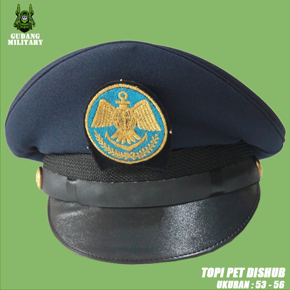 Topi Pet Dishub | Aksesoris Seragam Dishub