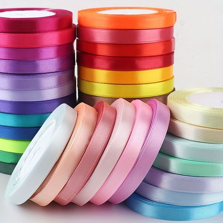 

Pita Saten 3/8" +/- 1cm - Kain Polos Souvenir Garment Parcel Hampers