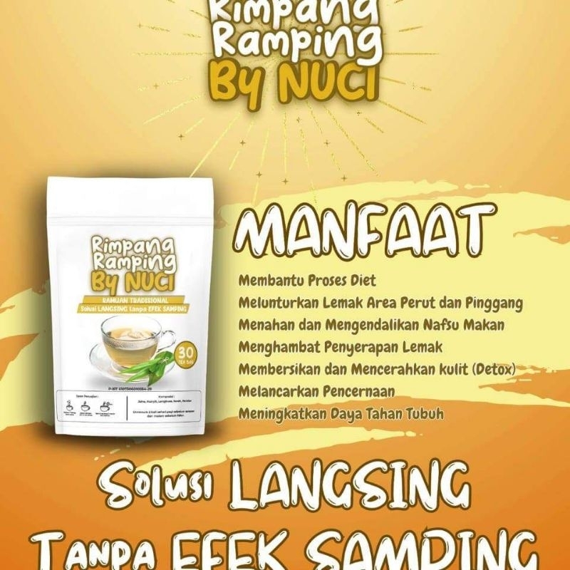 

RIMPANG RAMPING Solusi Langsing tanpa efek samping