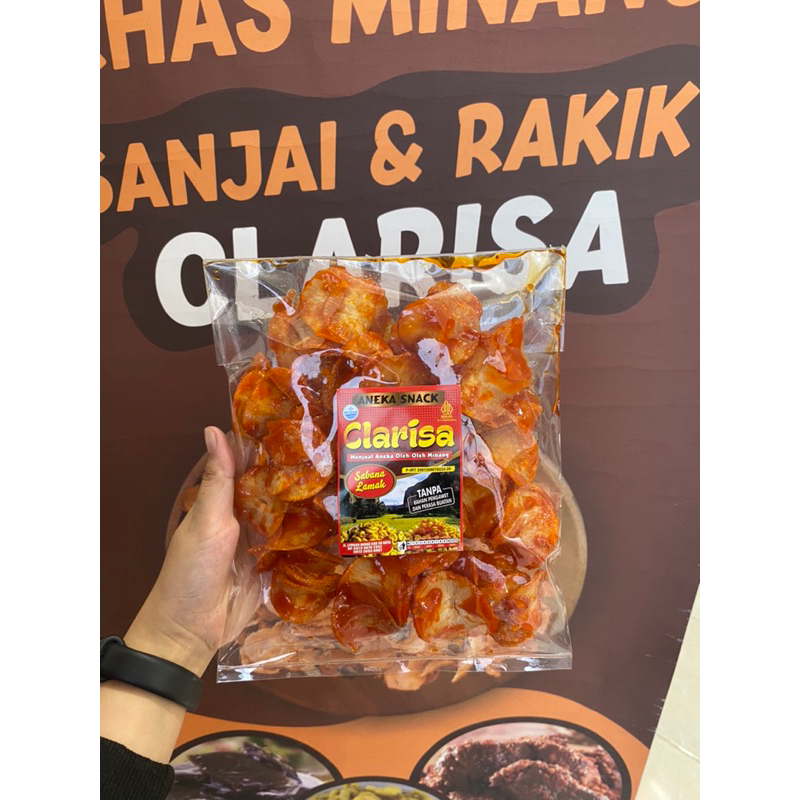 

CLARISA Sanjai Balado Bulat Khas Minang