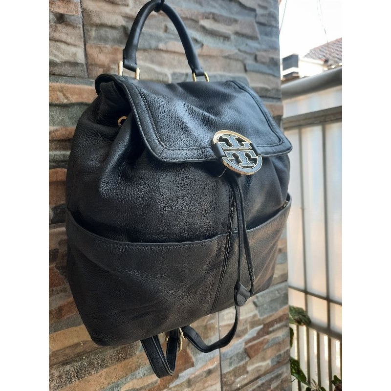 Ransel Hitam TORY BURCH - TAS PRELOVED BRANDED ORIGINAL