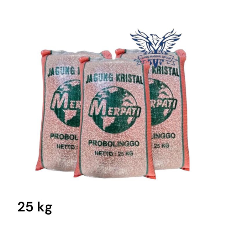 ￼Jagung Kristal Super Cap Merpati Probolinggo 25kg Pakan Burung Merpati