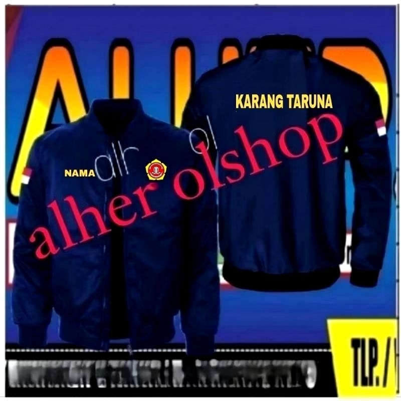 Jaket bordir karang taruna jaket karang taruna jaket bomber karang taruna jaket kerja karang taruna 