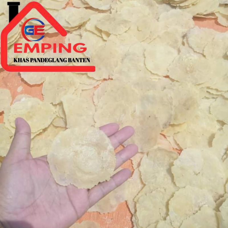 

Emping melinjo no campuran tipis kering kemasan 1kg original khas Pandeglang Banten