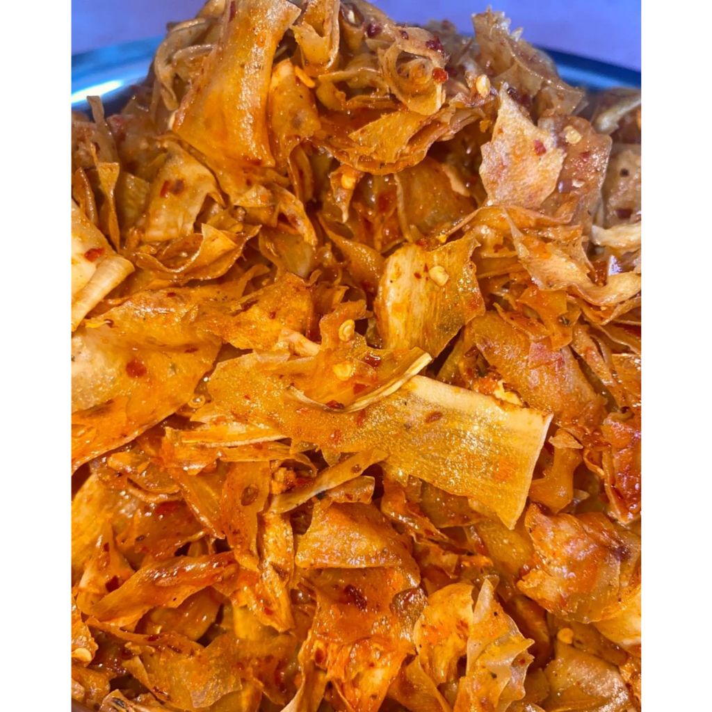 

Keripik Singkong Kriwil Pedas Daun Jeruk 500 gram 1000 gram