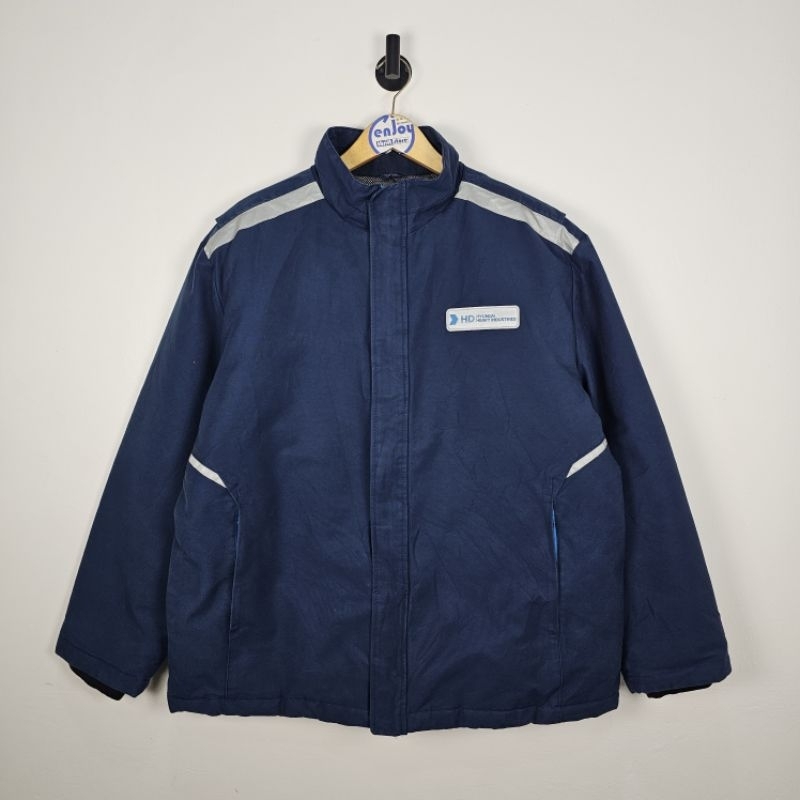 hyundai work jacket utility winter mantel motor second preloved