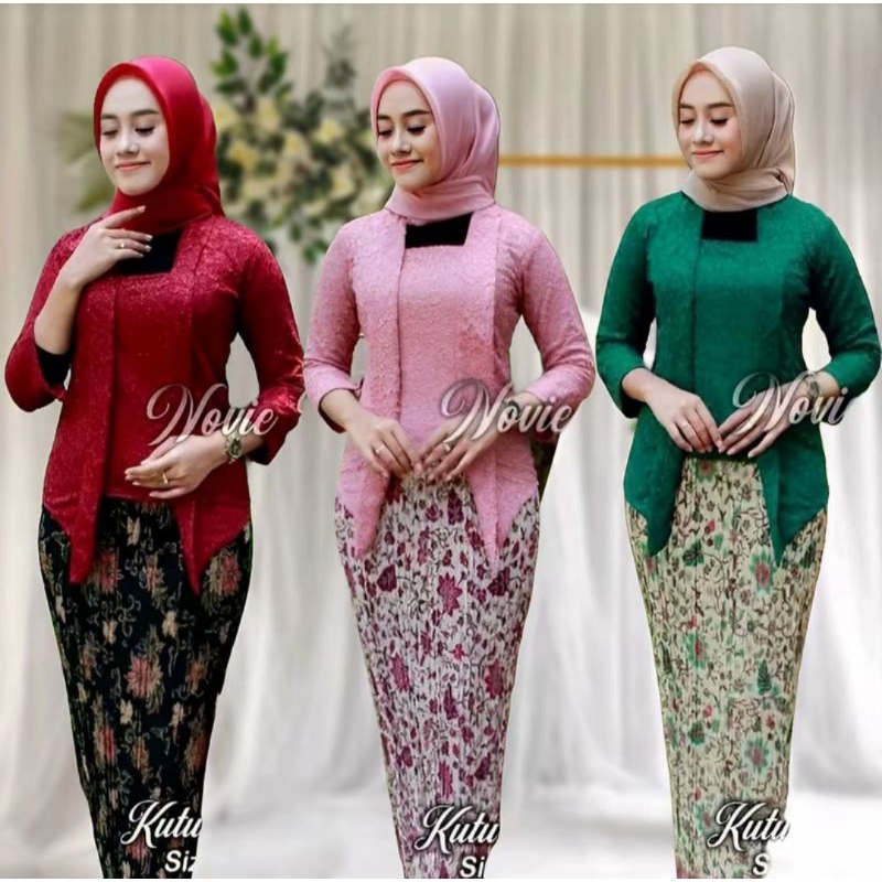 kebaya kutu baru / kutu baru brokat / kebaya wisuda / kebaya couple / kebaya modern