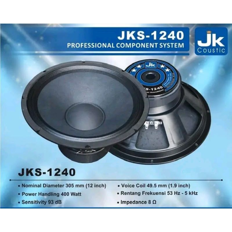speaker JK coustic 12 inch type JKS 1240
