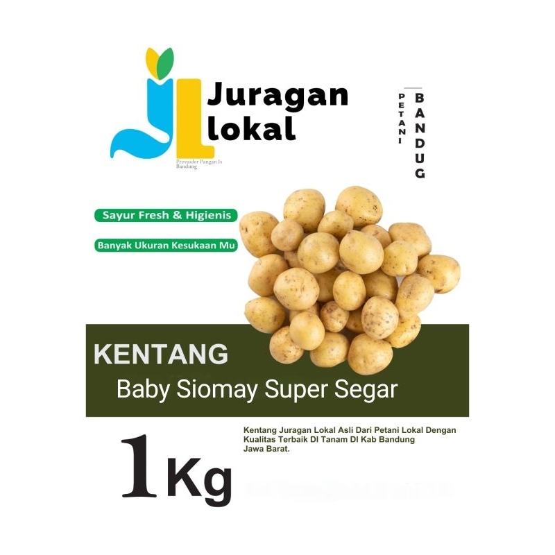 

Kentang Baby Siomay Segar 1 Kg [ Juragan Lokal ]