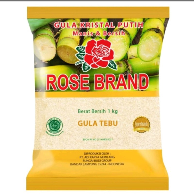 

Gula Rosebrand Kuning 20kg (Ball)