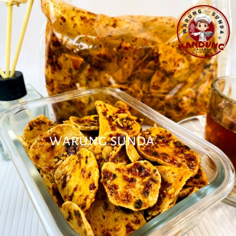 

BASRENG ORIGINAL BANDUNG 1KG/KRIPIK BASRENG PEDAS