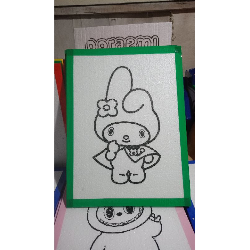 

Sterefoam sketsa mewarnai uk 30cm x 40cm isi 50 gambar request
