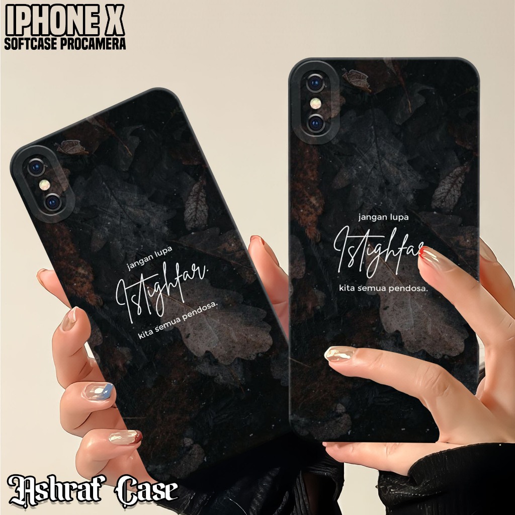 Case IPHONE X - Softcase Hp IPHONE X ( QUOTES ) Silikon Hp IPHONE X - Softcase Pro Camera IPHONE X -