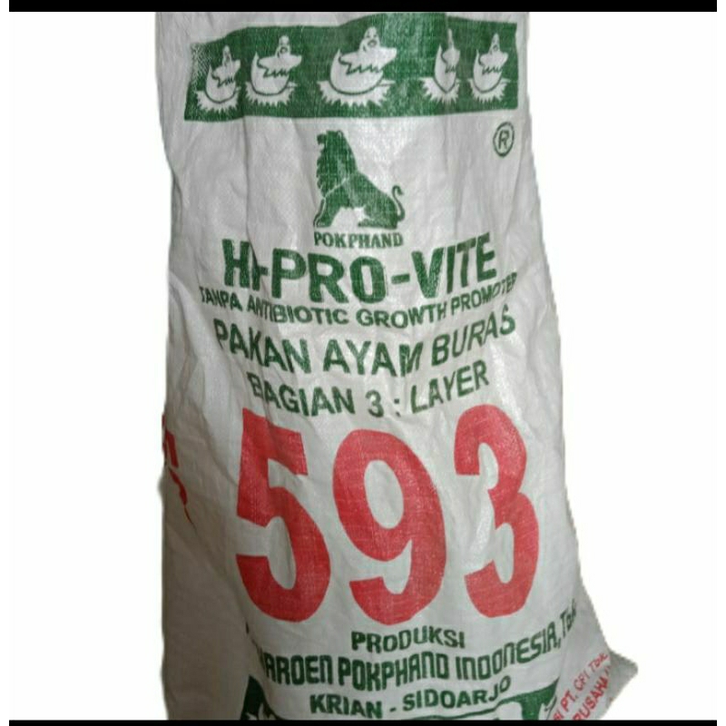 Pur Pakan Ayam Hi Pro Vite 593 Pakan Ayam Bangkok Betina 10kg