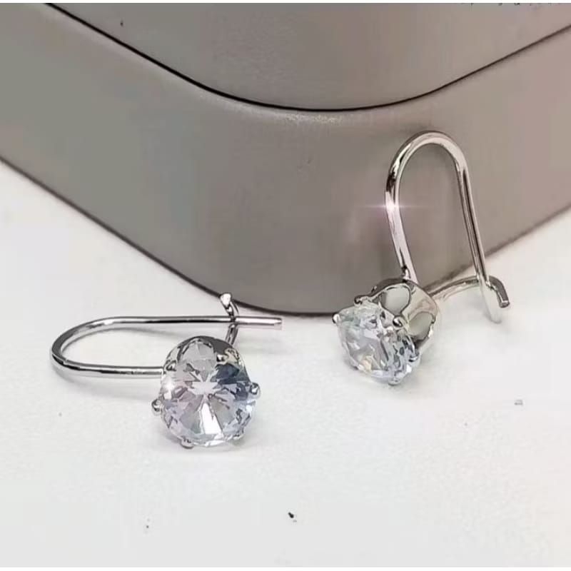 Anting Desi titanium silver anting wanita dewasa anti karat dan luntur