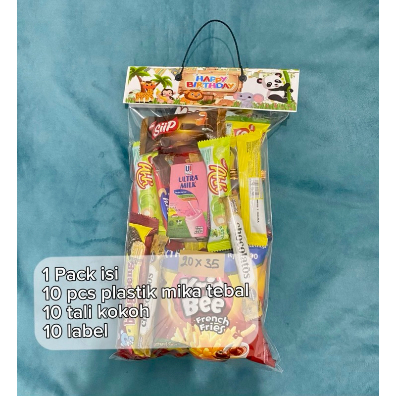 

Tas Snack Selamat Ulang Tahun | Label Happy Birthday | Hampers
