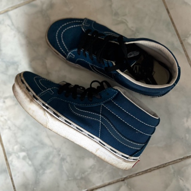 [PRELOVED] VANS SK8-Mid Reissue Sailor Blue