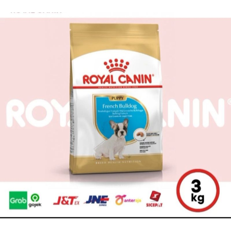 Royal Canin French Bulldog Puppy 3kg - Makanan Anjing Puppy Royal Canin