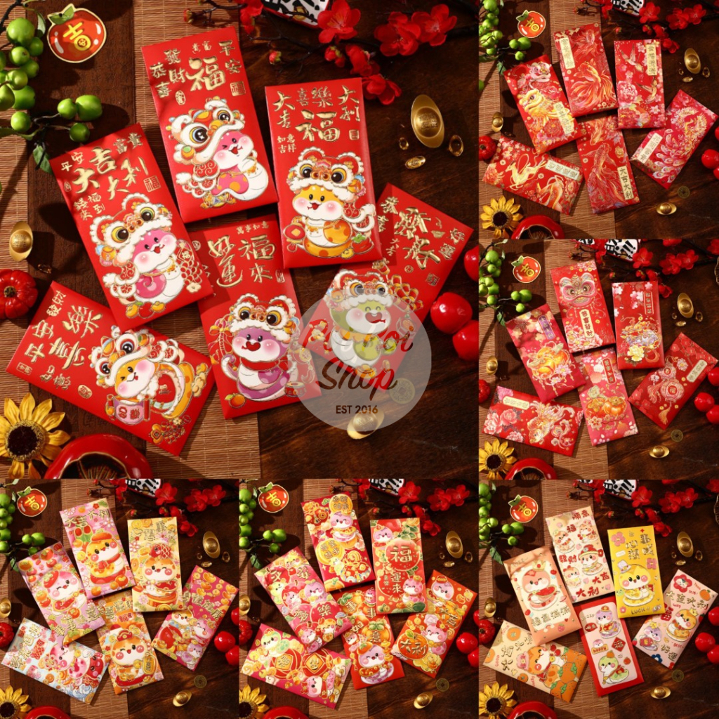 

Angpao Imlek Ular 2025 3D Premium Panjang Glossy YN Shio Ular Angpau Ampau Hongbao Kartun Grosir Murah isi 6 Tebal Motif Karakter Berkualitas Bahan Terbaik