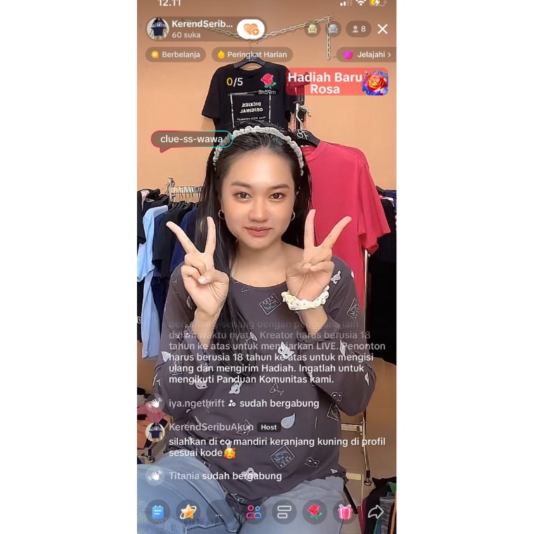 KODE C14W NOTA LIVE TIKTOK 3Ribu1Ribu