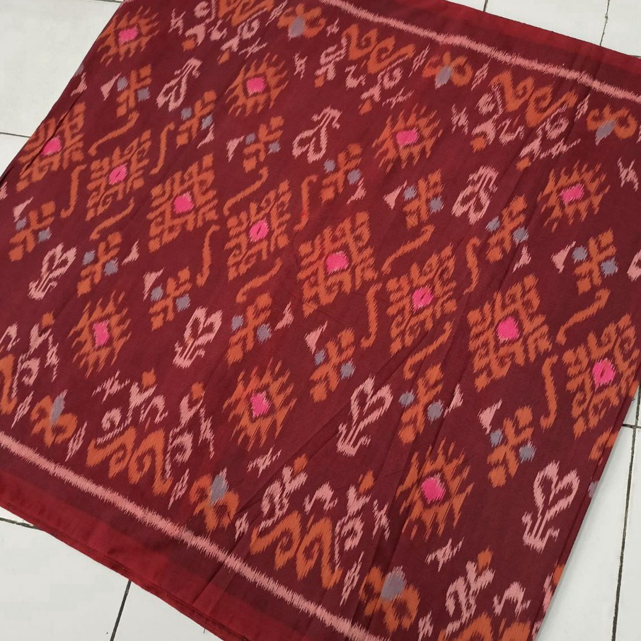 KODE U16P KODE ASJK ENDEK METERAN GULUNGAN MOTIF CAMPUR  ENDEK BALI METERAN MOTIF BUNGA WAJIK SONGKE