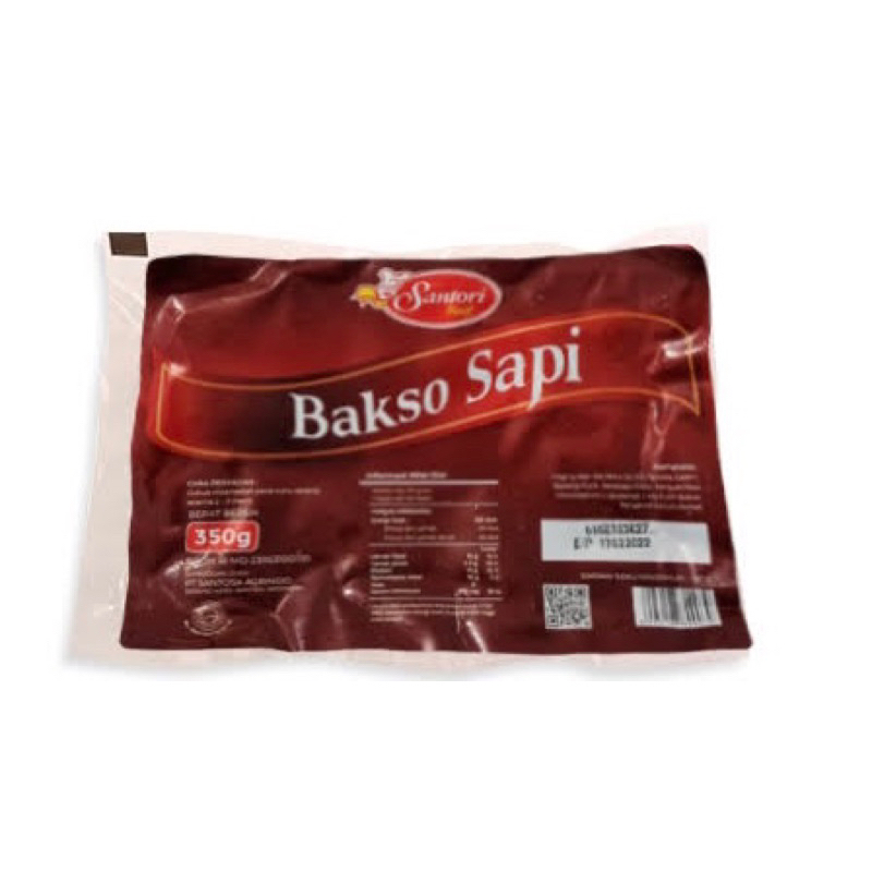 

Bakso Sapi Santori 350 gr