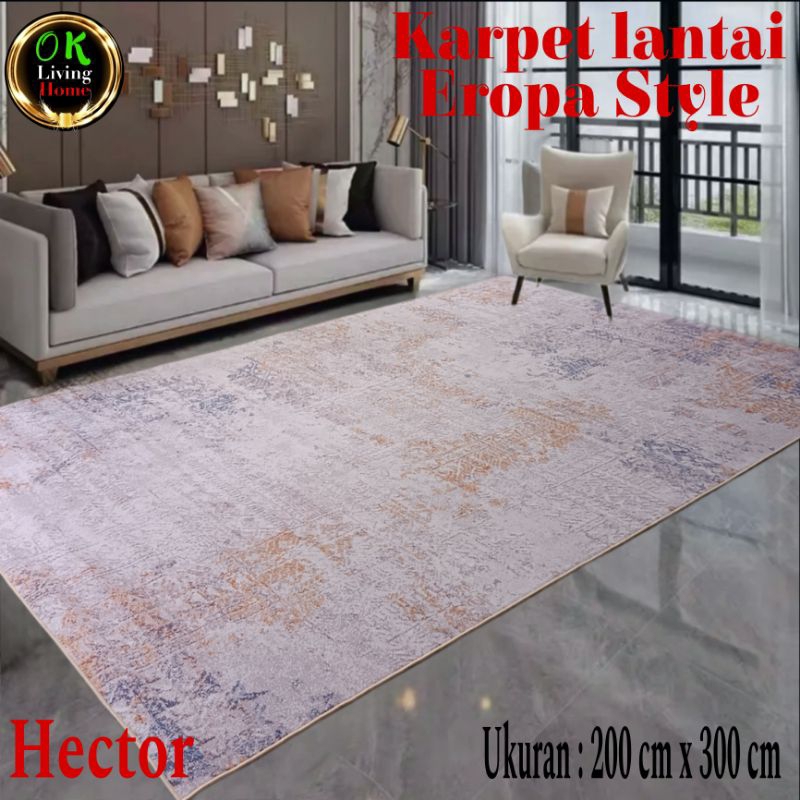 karpet modern, karpet permadani 200 x 300, karpet permadani abstrak, karpet lantai modern, karpet ju