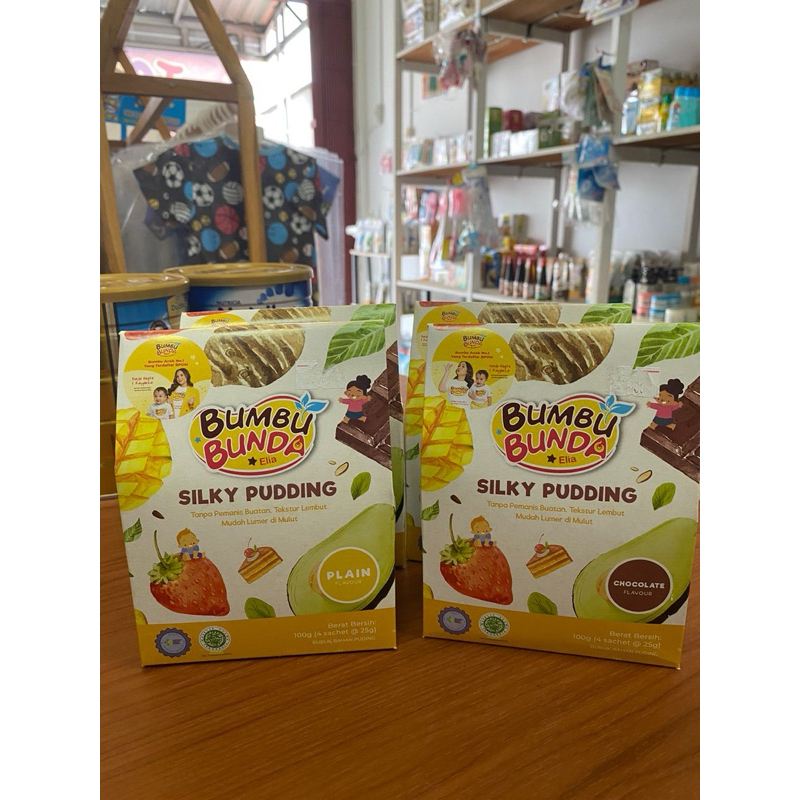 

Bumbu Bunda Elia Silky Pudding 100gr, Snack MPASI Halal