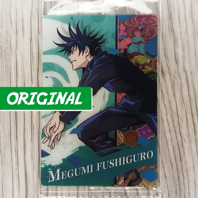 Megumi Fushiguro Photocard Jujutsu Kaisen Wafer 2-02