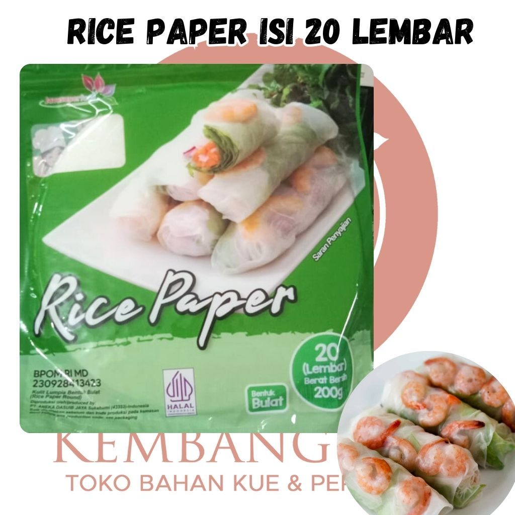 

Java Super Food Rice Paper 20 Lembar 200gr