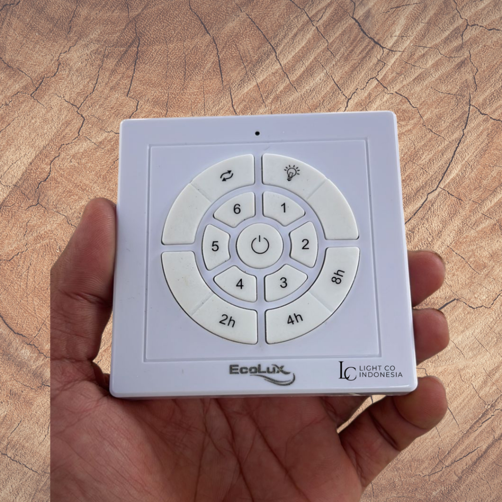 Wall control ecolux untuk DC MOTOR / dimmer fan DC MOTOR ecolux